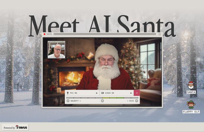 AI Santa Returns: Tavus Launches Virtual Holiday Experience for Families