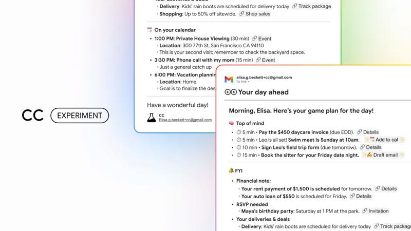 Google Launches AI-Powered "CC" Assistant for Daily Productivity Briefs via Email