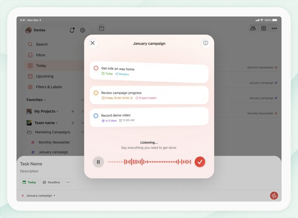 Todoist Ramble Launches: AI-Powered Voice-to-Tasks Transforms Rambling Speech into Organized To-Dos