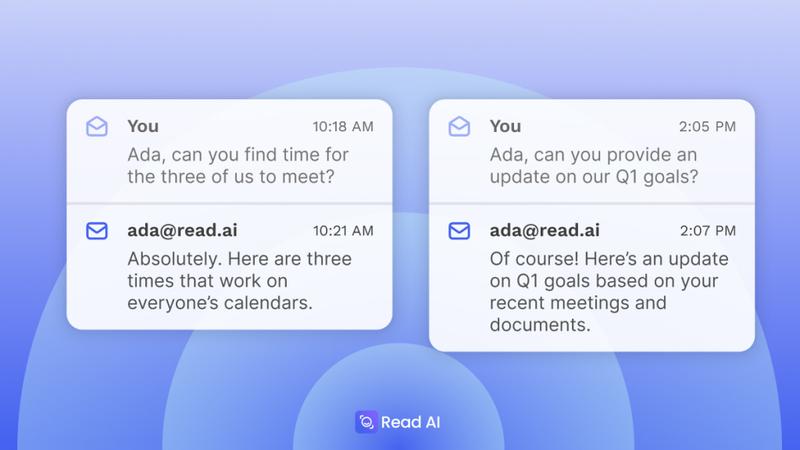 Read AI Launches 'Ada': An AI-Powered Digital Twin for Email and Schedule Management