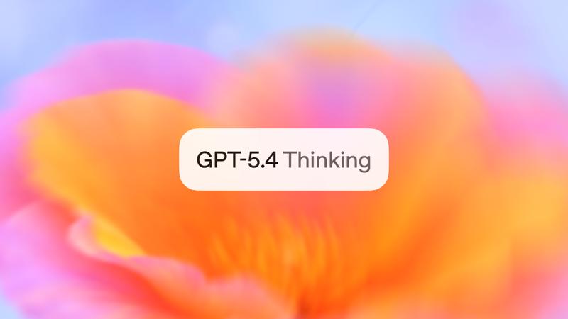 OpenAI Launches GPT-5.4: Its Most Capable and Efficient Frontier Model for Professional Work