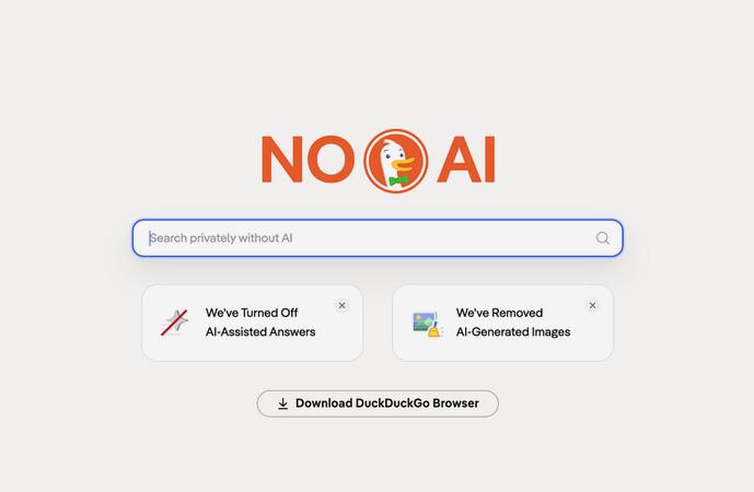 DuckDuckGo Launches New Browser Extensions to Block AI Search Results, Offering a Purely AI-Free Experience