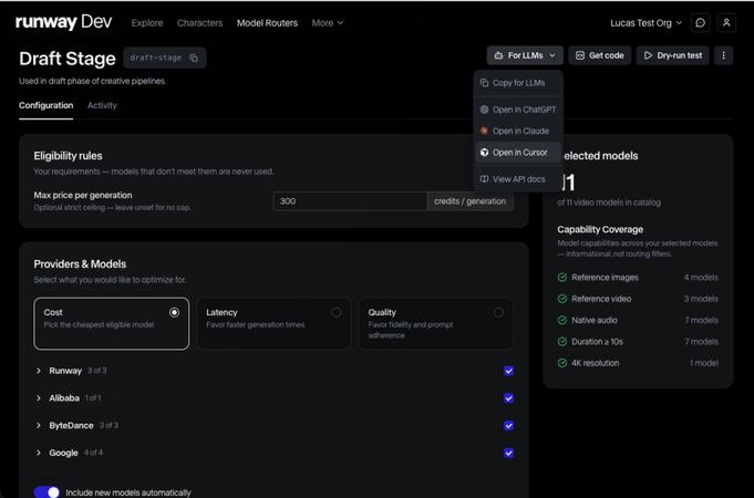 Runway launches Media Router, positioning as the infrastructure layer for generative media
