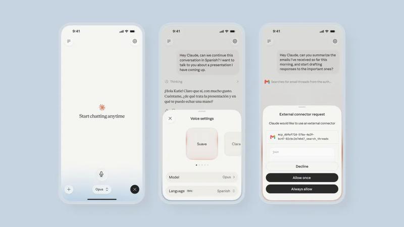 Anthropic upgrades Claude's voice mode with Opus, Sonnet, and Haiku model support for smarter, more versatile conversations