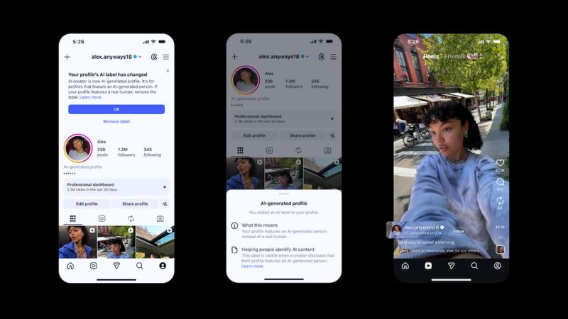 Instagram tightens rules for AI-generated profiles with clearer labels and reduced reach