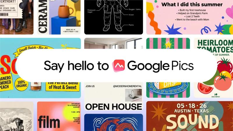 Google launches Google Pics: New AI image creation and editing tool debuts in Workspace