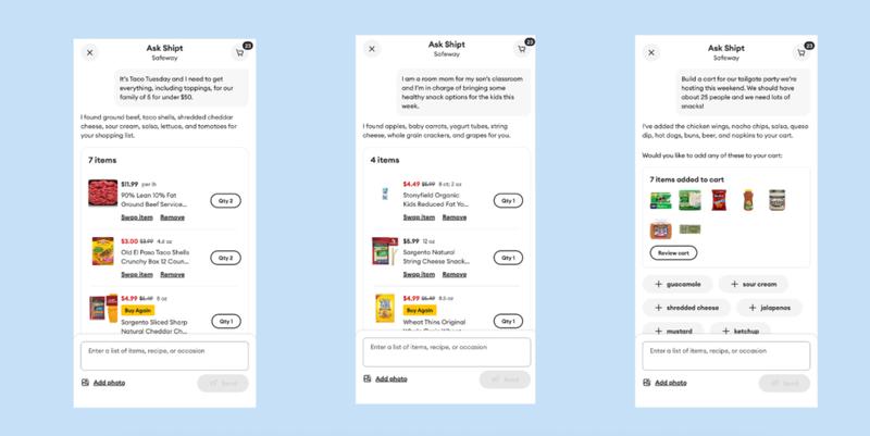Shipt Debuts ‘Ask Shipt’ AI Assistant to Build Custom Carts, Joining Instacart and Uber Eats in Delivery App AI Race