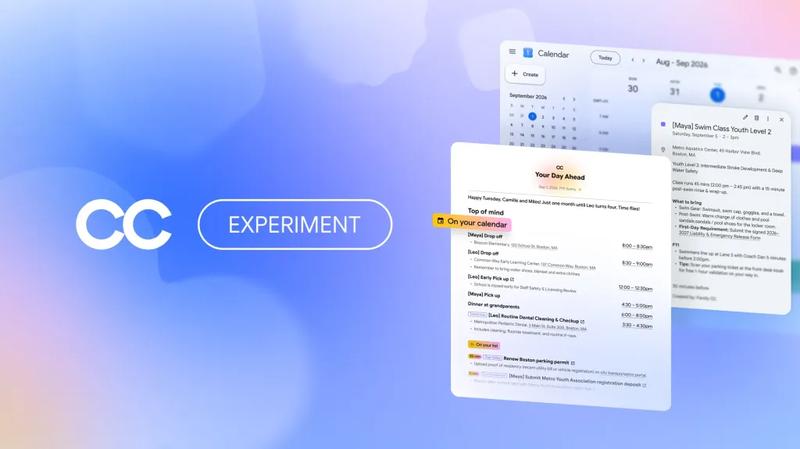 Google Launches AI Agent CC to Help Families Stay Organized With Email, Calendar, and Task Coordination