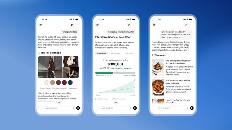 OpenAI Launches GPT-6 With Intelligent UI: Interactive Visuals, Tappable Buttons, and Editable Charts Redefine ChatGPT Conversations