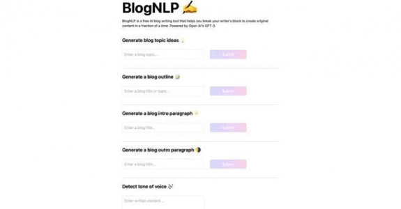 BlogNLP