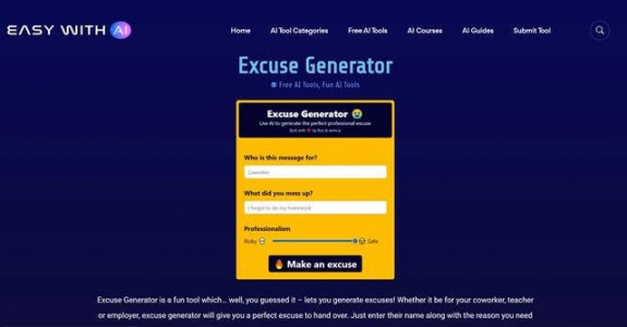 Excuse Generator