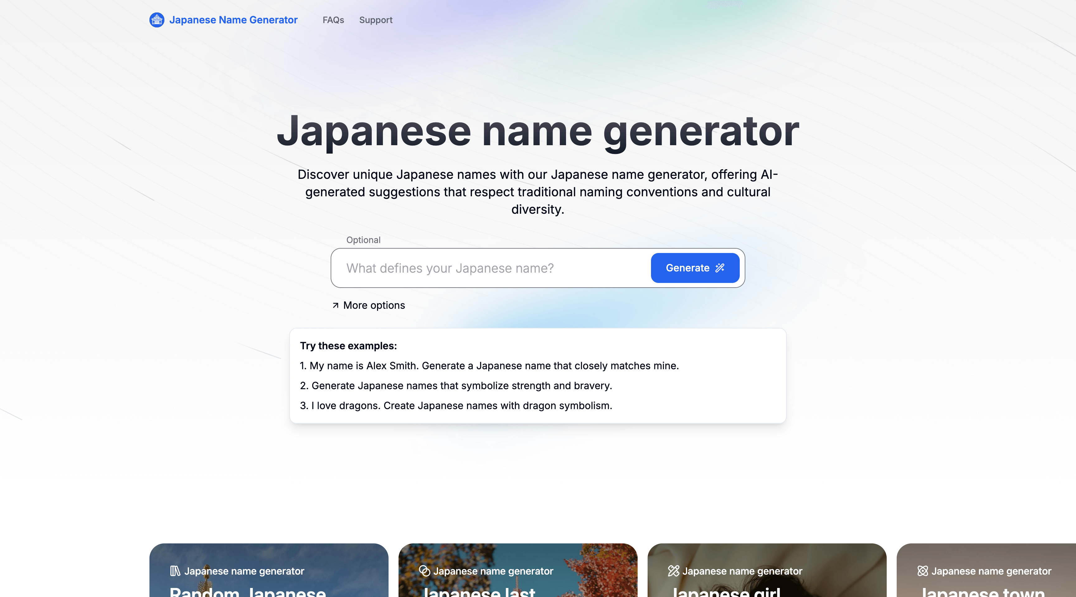 Japanese Name Generator