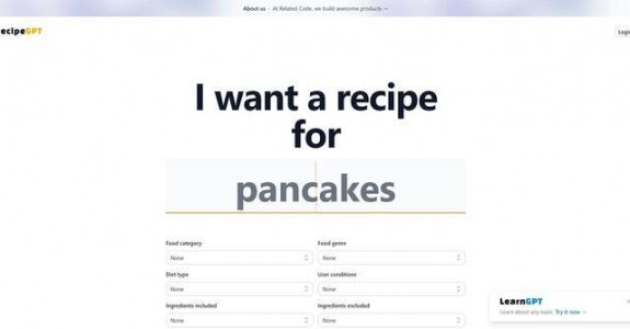 RecipeGPT