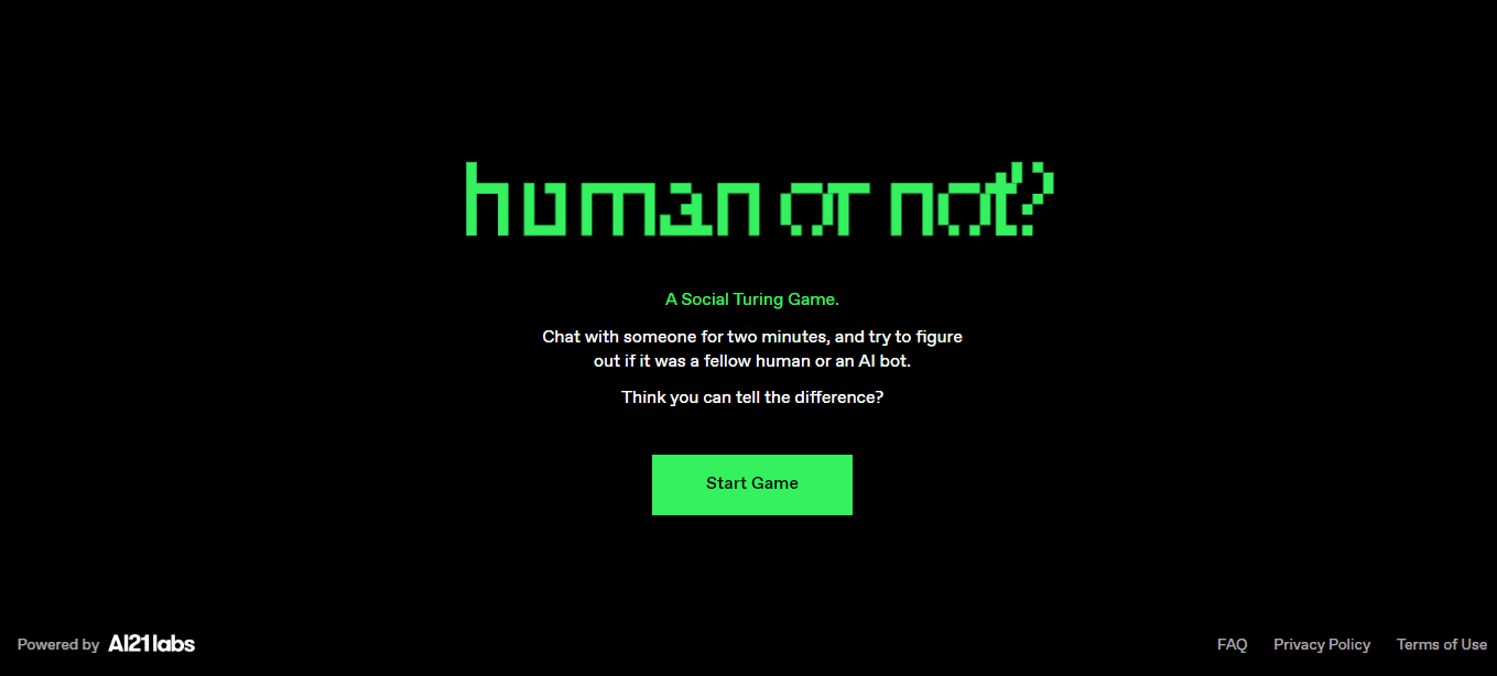 Human or Not?