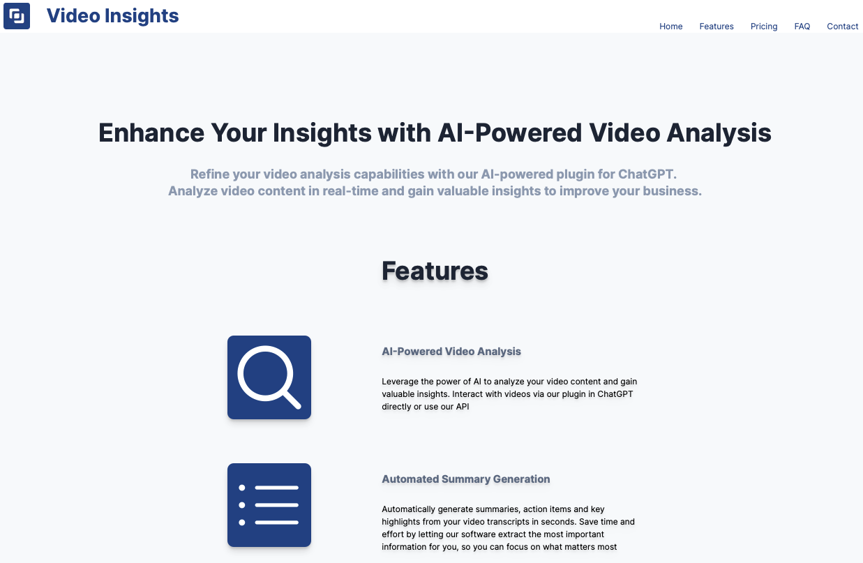 Video Insights