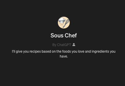 Sous Chef