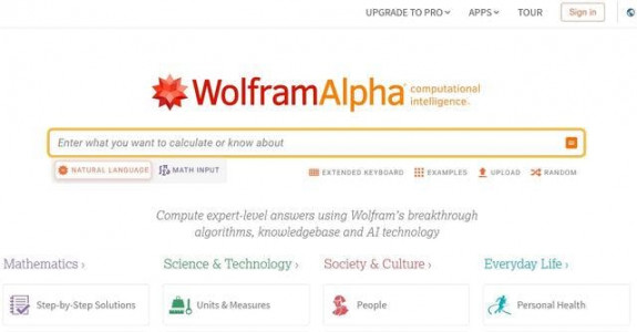 WolframAlpha