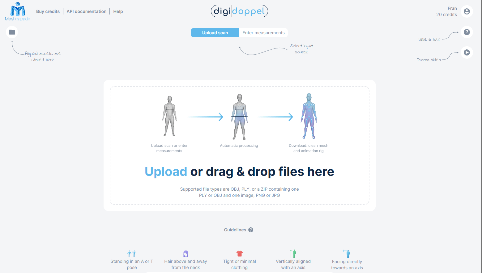 Meshcapade’s Digidoppel