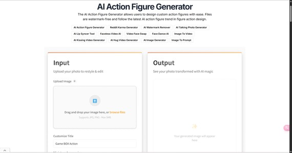 AI Action Figure Generator