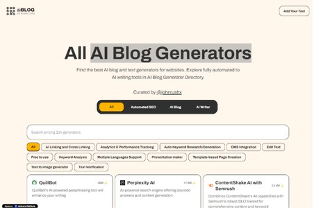 AI Blog Generators