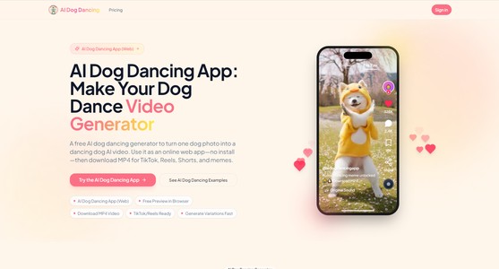 AI Dog Dancing