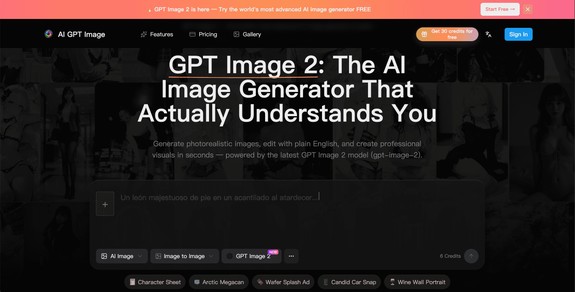 AI GPT Image - GPT Image 2 Generator