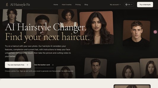 AI Hairstyle Fit