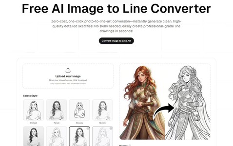 AI Image to Line Converter