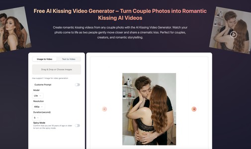 AI Kissing Video Generator