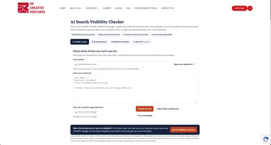 AI Search Visibility Checker