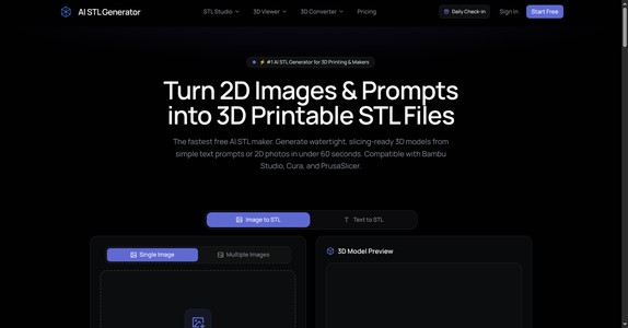 AI STL Generator