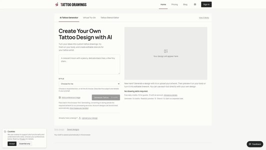 AI Tattoo Design
