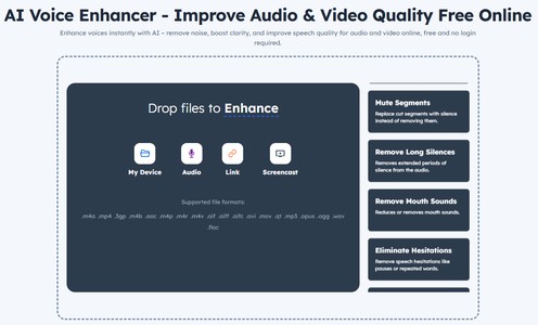 AI Voice Enhancer Free