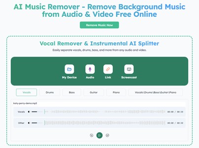 Background Music Remover Online Free