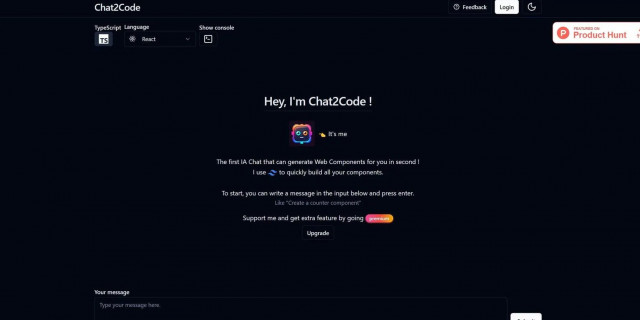 Chat2Code