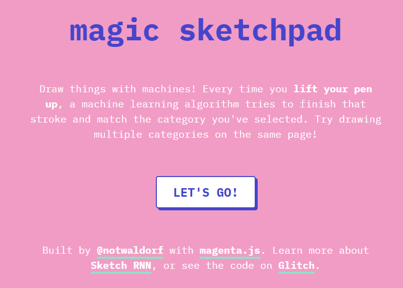 Magic sketchpad