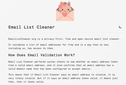 Email List Cleaner