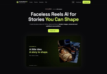 faceless reels si