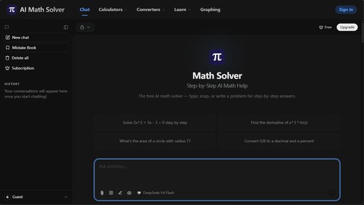 Free AI Math Solver