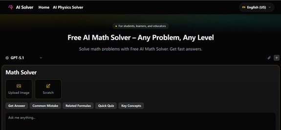 Free AI Math Solver