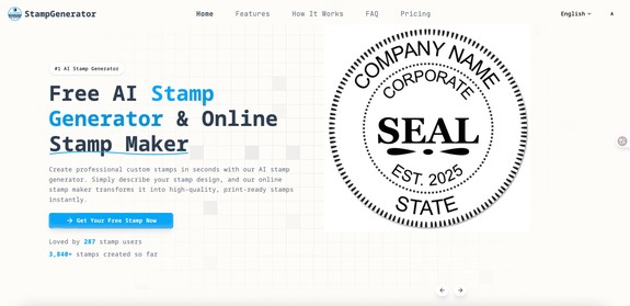 Free AI Stamp Generator & Online Stamp Maker