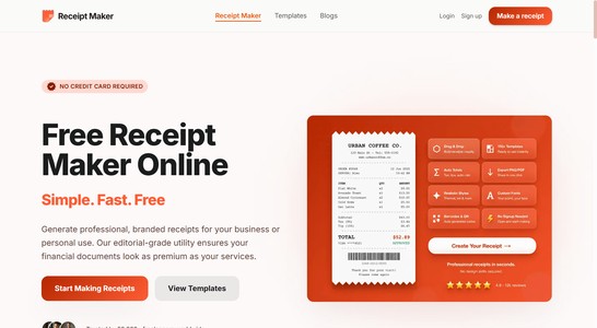 Free Receipt Maker