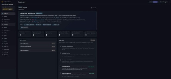 Game Server Backend