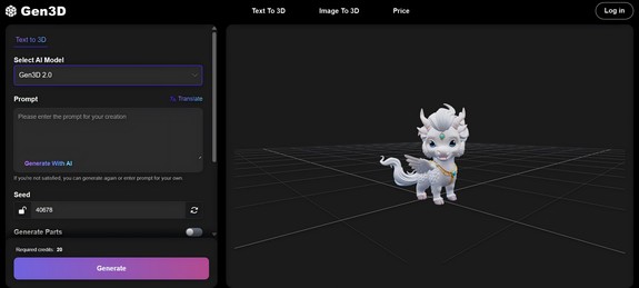 Gen3D - AI 3D Generator