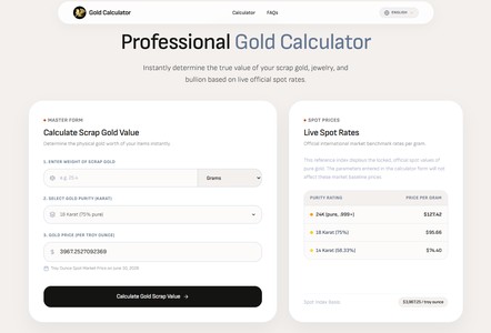 Gold Calculator