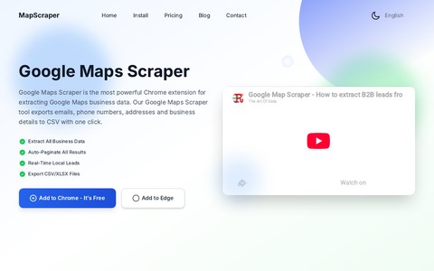 Google Maps Scraper
