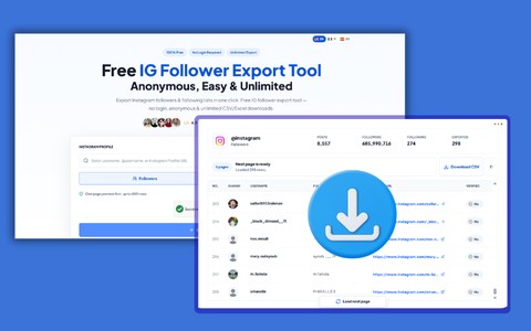 IG Follower Export Tool