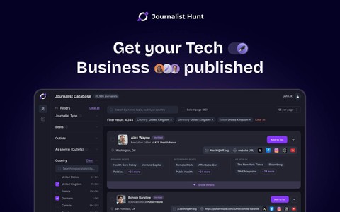Journalist Hunt