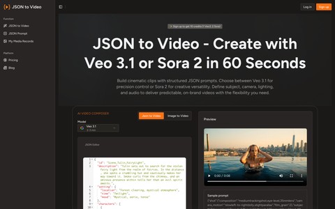Json To Video