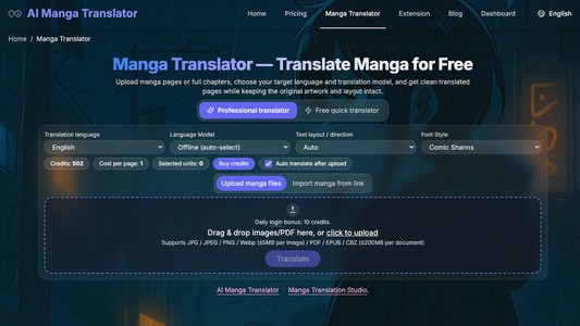 Manga Translator